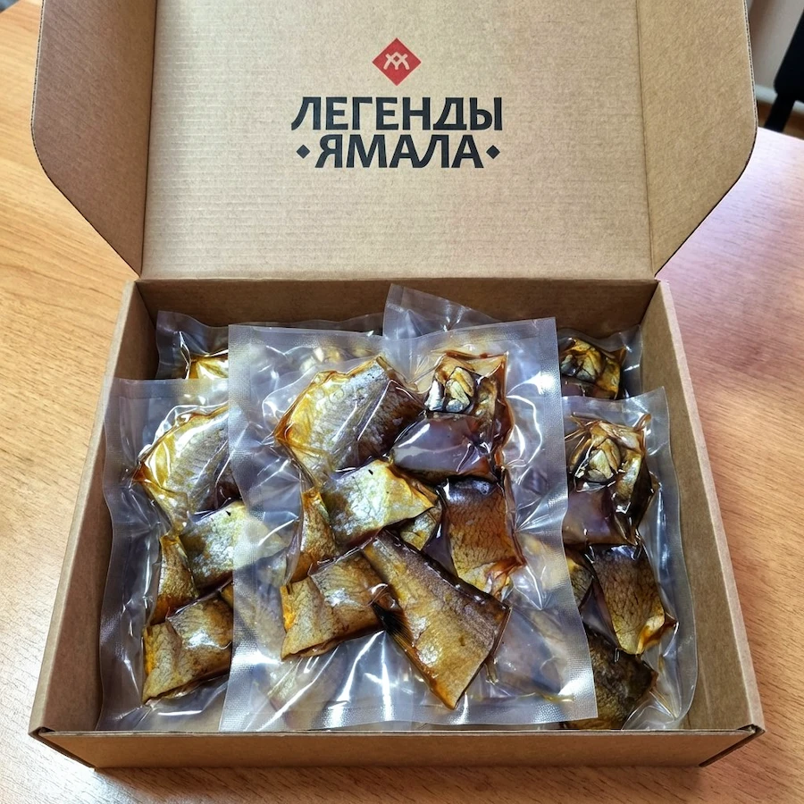 Копченый пыжьян набор к пиву в вакуумной упаковке - оптовые поставки от производителя Легенды Ямала